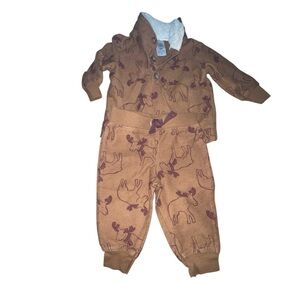 Carter's Brown Animal Print Baby Jacket